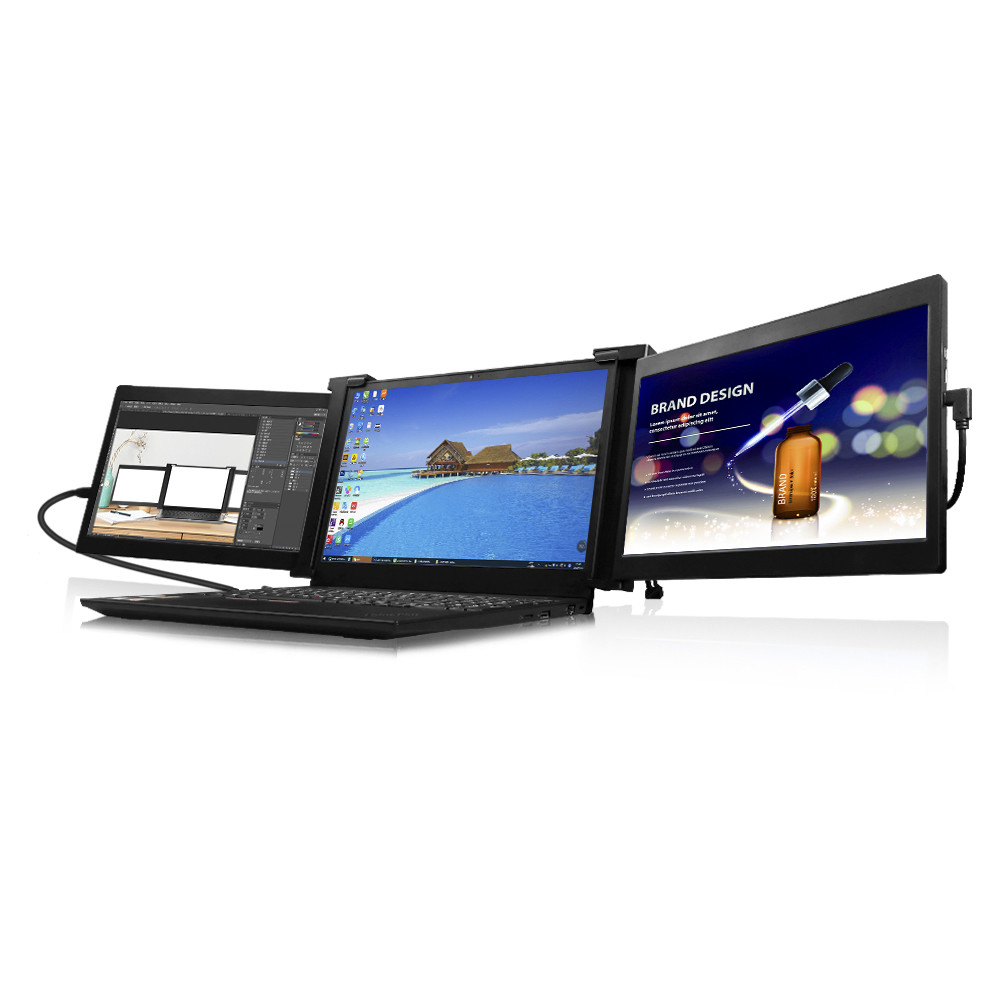 USB3.1 double ordinateur portable 230cd/m2 d'écran de 1080P IPS HDR HDMI 11,6 »