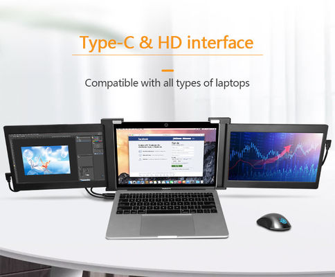 13.3inch moniteur portatif de jeu du moniteur HDR10 d'ordinateur portable d'OEM IPS double